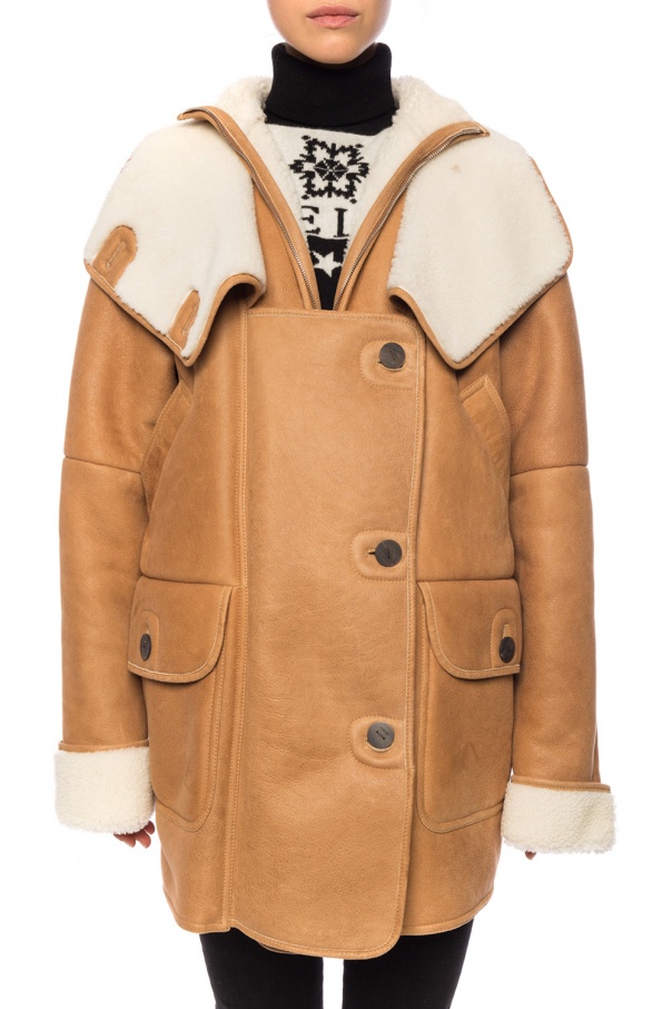 Loewe shearling sale coat